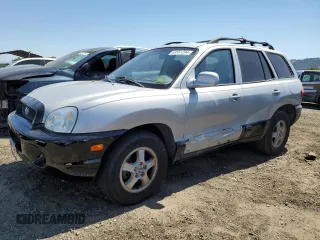 2004 Hyundai Santa Fe GLS with VIN KM8SC13E14U730278, listed as a Copart auction lot 63551294 with 100,583 mi miles and Salvage Title. Bid and sale history available at carsss.com. Image 1.