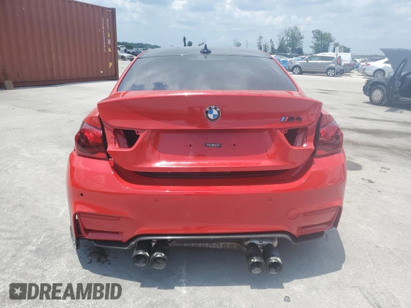 2018 BMW M4 с VIN WBS4Y9C52JAC87905, выставлен на аукционе Copart как лот 57219645 с пробегом 67 944 миль миль и Списание • Salvage title. История ставок и продаж доступна на DreamBid. Изображение 6.