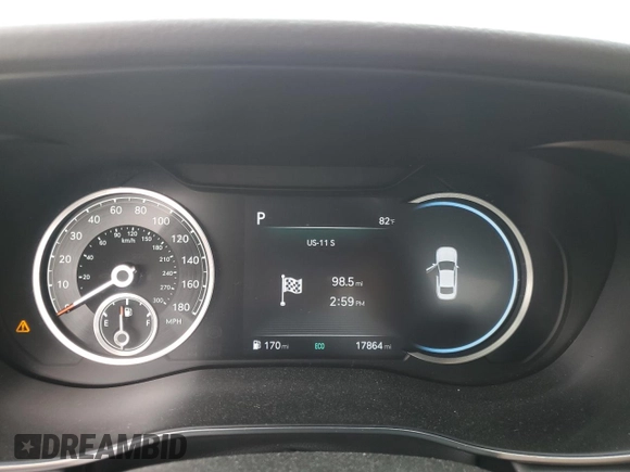 2023 Genesis G70 3.3T with VIN KMTG54TE7PU113169, listed as a Copart auction lot 71008994 with 17,864 mi miles and Salvage Title. Bid and sale history available at DreamBid. Image 9.