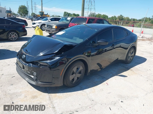 2023 Toyota Prius LE with VIN JTDACAAU9P3007704, listed as a IAAI auction lot 42037372 with 36,276 mi miles. Bid and sale history available at carsss.com. Image 22.