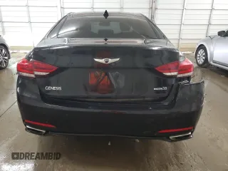 2015 Hyundai Genesis 3.8L with VIN KMHGN4JEXFU086268, listed as a Copart auction lot 53620125 with 111,138 mi miles and Salvage Title. Bid and sale history available at carsss.com. Image 6.