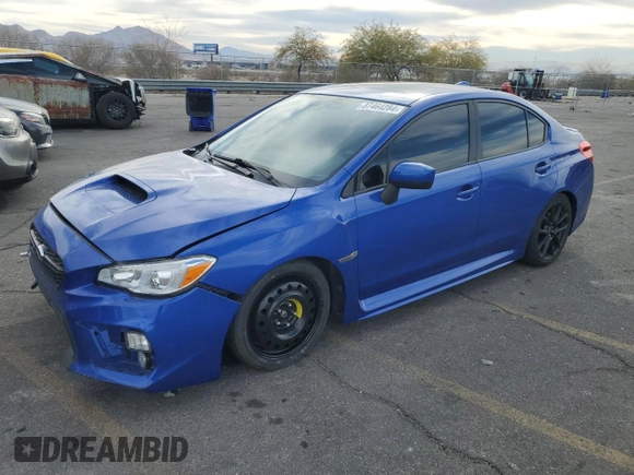2020 Subaru WRX Premium with VIN JF1VA1C65L9824560, listed as a Copart auction lot 87464284 with 52,923 mi miles and Salvage Title. Bid and sale history available at carsss.com. Image 1.