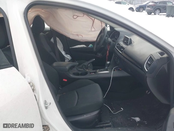 2014 Mazda Mazda3 i SV with VIN JM1BM1T71E1147361, listed as a IAAI auction lot 41490783 with 107,867 mi miles. Bid and sale history available at carsss.com. Image 5.