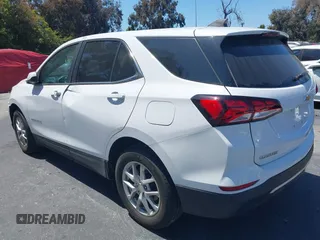 2022 Chevrolet Equinox LT with VIN 3GNAXKEV8NL106777, listed as a IAAI auction lot 42013199 with 52,863 mi miles. Bid and sale history available at carsss.com. Image 3.