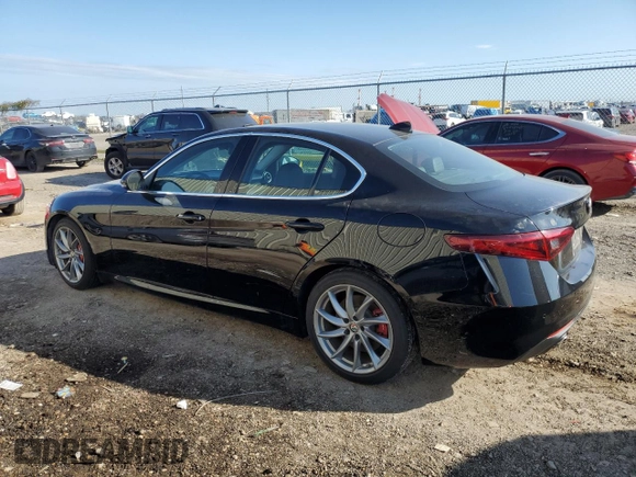 2017 Alfa Romeo Giulia with VIN ZARFAEBN6H7555864, listed as a Copart auction lot 85322834 with 13,901 mi miles and Salvage Title. Bid and sale history available at carsss.com. Image 2.