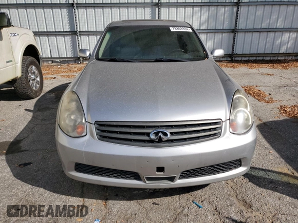 2005 Infiniti G35 with VIN JNKCV51F45M311119, listed as a Copart auction lot 78868884 with Not Provided miles and Clean Title. Bid and sale history available at DreamBid. Image 5.