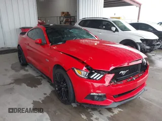 2016 Ford Mustang GT with VIN 1FA6P8CF5G5276410, listed as a IAAI auction lot 41327862 with 92,041 mi miles. Bid and sale history available at carsss.com. Image 1.