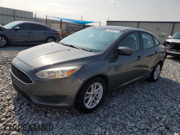 2018 Ford Focus SE with VIN 1FADP3F2XJL226995, listed as a Copart auction lot 53305495 with 86,981 mi miles and Clean Title. Bid and sale history available at carsss.com. Image 1.