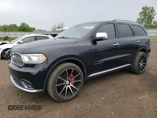 2015 Dodge Durango Citadel with VIN 1C4RDJEG5FC145937, listed as a Copart auction lot 63270145 with 147,629 mi miles and Clean title. Bid and sale history available at DreamBid. Image 1.