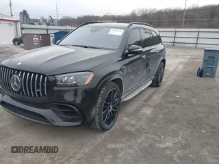 2024 Mercedes-Benz GLS 63 AMG with VIN 4JGFF8KE1RB077568, listed as a IAAI auction lot 41500870 with 15,854 mi miles and . Bid and sale history available at DreamBid. Image 17.