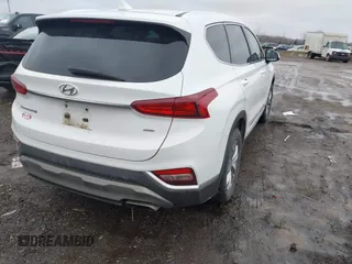 2020 Hyundai Santa Fe SEL with VIN 5NMS3CAD6LH275475, listed as a IAAI auction lot 41151122 with 136,071 mi miles. Bid and sale history available at carsss.com. Image 4.