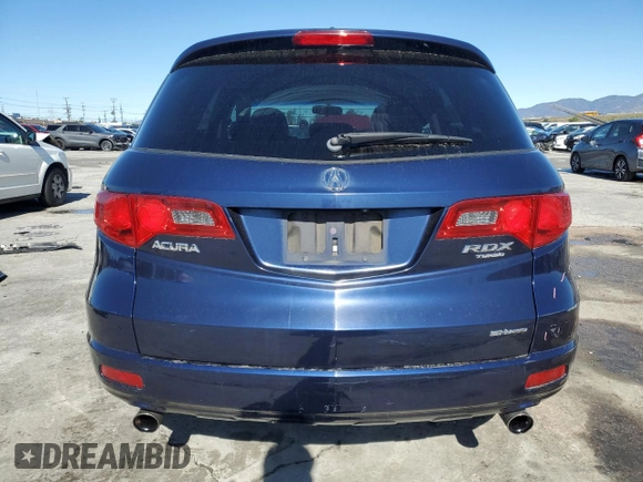 2007 Acura RDX Technology with VIN 5J8TB18537A016003, listed as a Copart auction lot 48381735 with 189,452 mi miles and Salvage Title. Bid and sale history available at carsss.com. Image 6.