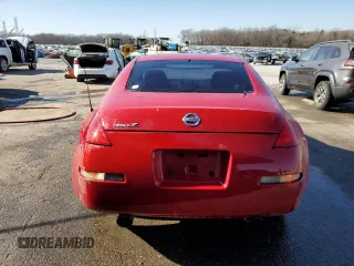 2005 Nissan 350Z Touring with VIN JN1AZ34D65M606303, listed as a Copart auction lot 42091085 with 159,838 mi miles and Salvage Title. Bid and sale history available at carsss.com. Image 6.