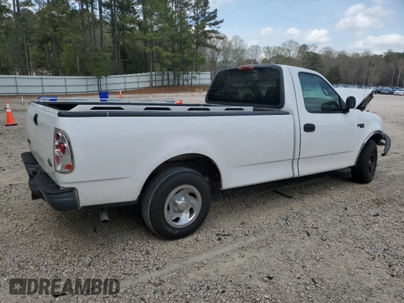 2002 Ford F-150 XL with VIN 1FTRF17262NA10489, listed as a Copart auction lot 50413885 with 203,093 mi miles and Salvage Title. Bid and sale history available at carsss.com. Image 3.