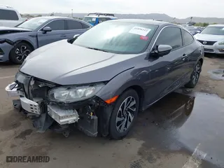 2017 Honda Civic Coupe LX with VIN 2HGFC4B53HH311772, listed as a IAAI auction lot 41896112 with 53,831 mi miles. Bid and sale history available at carsss.com. Image 17.
