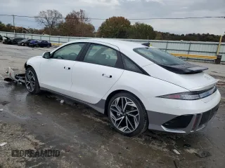 2023 Hyundai Ioniq 6 SEL z VIN KMHM34AAXPA021896, wystawiony jako Copart lot #74172733 z przebiegiem 5027 mil mil oraz . Historia ofert i sprzedaży dostępna na DreamBid. Obrazek 2.