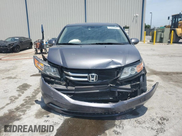 2016 Honda Odyssey EX-L with VIN 5FNRL5H60GB056665, listed as a Copart auction lot 53809485 with 189,197 mi miles and Salvage Title. Bid and sale history available at carsss.com. Image 5.