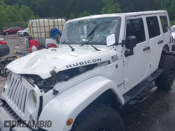 2016 Jeep Wrangler Unlimited Rubicon Hard Rock with VIN 1C4BJWFG3GL228449, listed as a IAAI auction lot 42158318 with Not provided miles and . Bid and sale history available at DreamBid. Image 6.