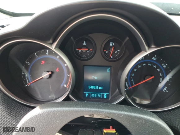 2011 Chevrolet Cruze LT w/1LT with VIN 1G1PF5S97B7223872, listed as a Copart auction lot 52734805 with 38,178 mi miles and Salvage Title. Bid and sale history available at carsss.com. Image 9.