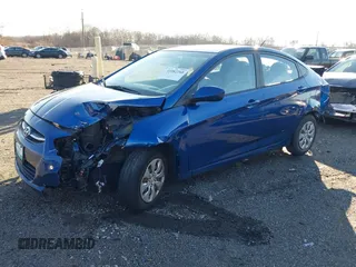 2015 Hyundai Accent GLS with VIN KMHCT4AE6FU916149, listed as a IAAI auction lot 41082268 with 153,219 mi miles. Bid and sale history available at carsss.com. Image 2.