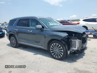 2024 Hyundai Palisade Calligraphy z VIN KM8R74GE5RU805571, wystawiony jako Copart lot #59494785 z przebiegiem 7 378 mil mil oraz Szkoda całkowita • Salvage title. Historia ofert i sprzedaży dostępna na DreamBid. Obrazek 4.