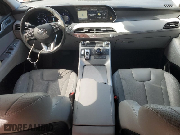 2020 Hyundai Palisade SEL with VIN KM8R4DHE9LU109343, listed as a Copart auction lot 52791105 with 51,542 mi miles and Salvage title. Bid and sale history available at DreamBid. Image 8.