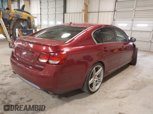 2007 Lexus GS with VIN JTHBE96S570025119, listed as a IAAI auction lot 41597178 with 189,483 mi miles. Bid and sale history available at carsss.com. Image 4.