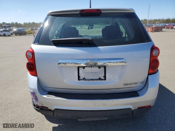 2010 Chevrolet Equinox LS with VIN 2CNALBEW6A6398615, listed as a Copart auction lot 48958005 with 101,248 mi miles and Salvage Title. Bid and sale history available at carsss.com. Image 6.