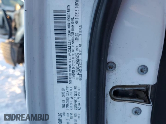 2010 Dodge Ram 2500 SLT with VIN 3D7UT2CL5AG126156, listed as a Copart auction lot 87412904 with 0 mi miles and Salvage Title. Bid and sale history available at carsss.com. Image 12.
