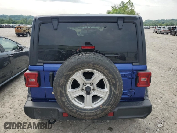 2019 Jeep Wrangler Unlimited Sport S z VIN 1C4HJXDG3KW526414, wystawiony jako Copart lot #58778155 z przebiegiem 93 629 mil mil oraz Szkoda całkowita • Salvage title. Historia ofert i sprzedaży dostępna na DreamBid. Obrazek 6.
