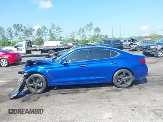 2019 Genesis G70 2.0T Advanced with VIN KMTG44LA7KU034142, listed as a IAAI auction lot 41935432 with 47,908 mi miles. Bid and sale history available at carsss.com. Image 14.