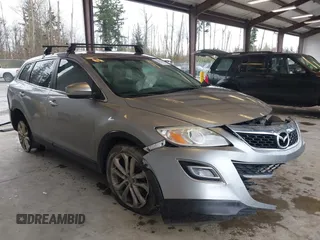 2012 Mazda CX-9 Grand Touring with VIN JM3TB3DV5C0342120, listed as a IAAI auction lot 41657813 with 1 mi miles. Bid and sale history available at carsss.com. Image 1.