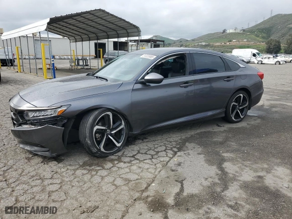 2018 Honda Accord Sedan Sport 1.5T with VIN 1HGCV1F36JA097899, listed as a Copart auction lot 51020985 with 111,989 mi miles and Salvage Title. Bid and sale history available at carsss.com. Image 1.