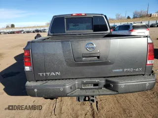 2012 Nissan Titan SV with VIN 1N6BA0EC2CN317761, listed as a Copart auction lot 89278215 with Not Provided miles and Salvage Title. Bid and sale history available at carsss.com. Image 6.