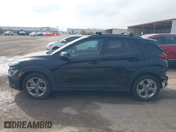 2022 Hyundai Kona SEL with VIN KM8K32AB8NU926993, listed as a IAAI auction lot 41705741 with 34,600 mi miles. Bid and sale history available at carsss.com. Image 14.