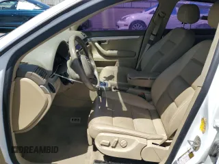 2007 Audi A4 2.0T with VIN WAUDF78E87A203390, listed as a Copart auction lot 56594595 with 122,328 mi miles and Salvage title. Bid and sale history available at DreamBid. Image 7.