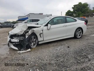 2019 BMW 4 Series 430i with VIN WBA4W3C59KAF93279, listed as a Copart auction lot 50384715 with 56,543 mi miles and Non Repairable. Bid and sale history available at carsss.com. Image 1.