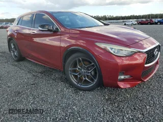 2017 Infiniti QX30 Sport with VIN SJKCH5CP1HA020580, listed as a Copart auction lot 75184324 with 0 mi miles and Salvage Title. Bid and sale history available at carsss.com. Image 4.