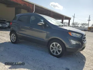 2020 Ford EcoSport SE with VIN MAJ3S2GE0LC329505, listed as a Copart auction lot 52909145 with 16,128 mi miles and Salvage Title. Bid and sale history available at carsss.com. Image 4.