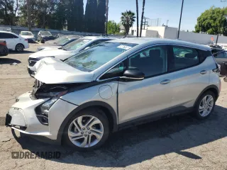 2023 Chevrolet Bolt EV 1LT with VIN 1G1FW6S02P4165942, listed as a Copart auction lot 50452195 with 37,544 mi miles and Salvage Title. Bid and sale history available at carsss.com. Image 1.