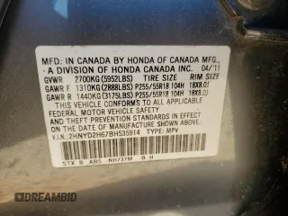 2011 Acura MDX Tech Pkg with VIN 2HNYD2H67BH535914, listed as a Copart auction lot 50384915 with 230,792 mi miles and Salvage Title. Bid and sale history available at carsss.com. Image 13.