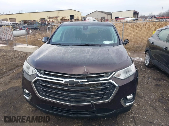 2021 Chevrolet Traverse LT Cloth with VIN 1GNEVGKW2MJ134615, listed as a IAAI auction lot 41667174 with 52,717 mi miles. Bid and sale history available at carsss.com. Image 12.