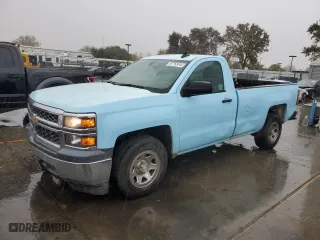 2015 Chevrolet Silverado 1500 Work Truck with VIN 1GCNCPEC8FZ378662, listed as a Copart auction lot 81752444 with 109,321 mi miles and Salvage Title. Bid and sale history available at carsss.com. Image 1.