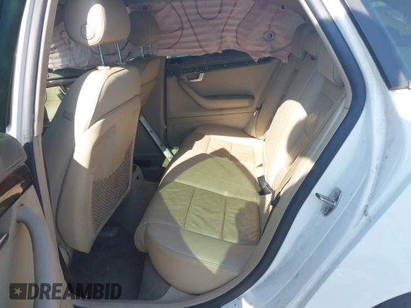 2006 Audi A4 2.0T with VIN WAUDF78E46A237079, listed as a IAAI auction lot 42538211 with 180,756 mi miles and . Bid and sale history available at DreamBid. Image 8.