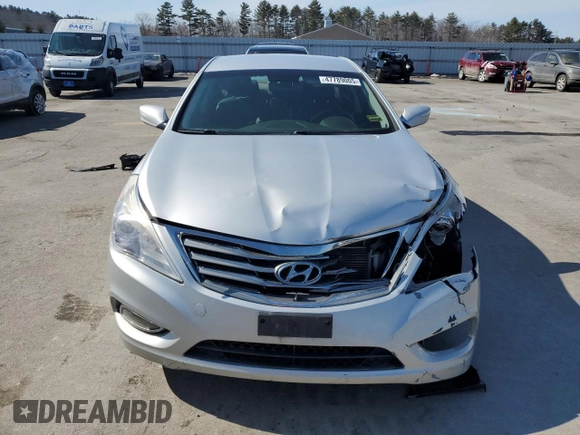 2014 Hyundai Azera with VIN KMHFG4JG9EA340818, listed as a Copart auction lot 47789005 with 91,317 mi miles and Salvage title. Bid and sale history available at DreamBid. Image 5.