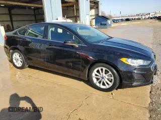 2020 Ford Fusion SE with VIN 3FA6P0HD4LR227506, listed as a Copart auction lot 49100185 with 40,260 mi miles and Salvage Title. Bid and sale history available at carsss.com. Image 4.