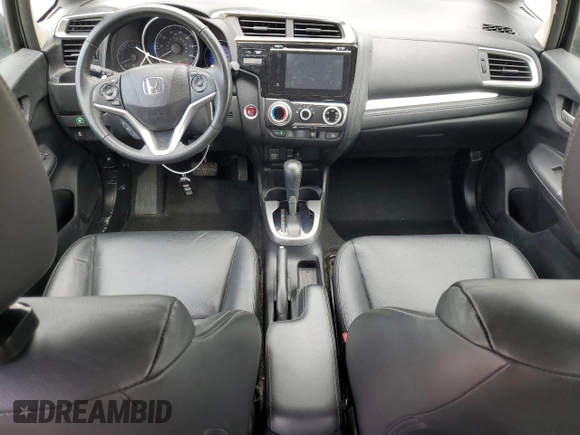 2015 Honda Fit EX-L with VIN 3HGGK5H80FM747461, listed as a Copart auction lot 55731265 with 102,504 mi miles and Salvage title. Bid and sale history available at DreamBid. Image 8.