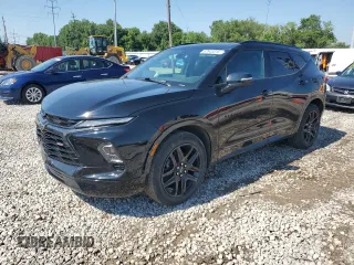 2024 Chevrolet Blazer RS with VIN 3GNKBKRS3RS138082, listed as a Copart auction lot 62945315 with 25,459 mi miles and Salvage title. Bid and sale history available at DreamBid. Image 1.