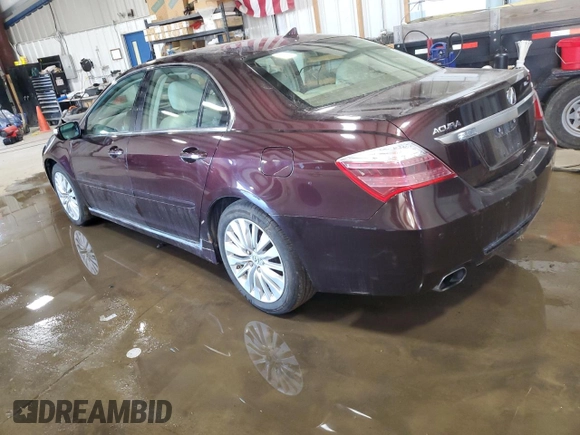 2011 Acura RL Technology with VIN JH4KB2F69BC000508, listed as a Copart auction lot 48438265 with 128,599 mi miles and Clean Title. Bid and sale history available at DreamBid. Image 2.