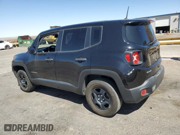 2018 Jeep Renegade Sport с VIN ZACCJBAH8JPH19695, выставлен на аукционе Copart как лот 52029725 с пробегом 57 364 миль миль и Списание • Salvage title. История ставок и продаж доступна на DreamBid. Изображение 2.